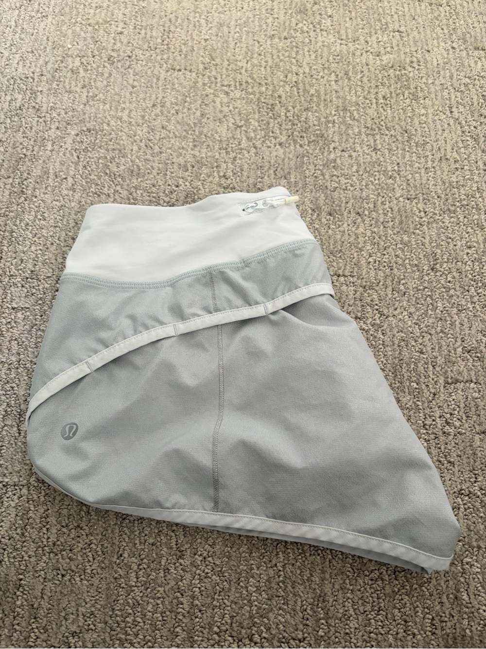 lululemon athletica Light Gray Athletic Shorts